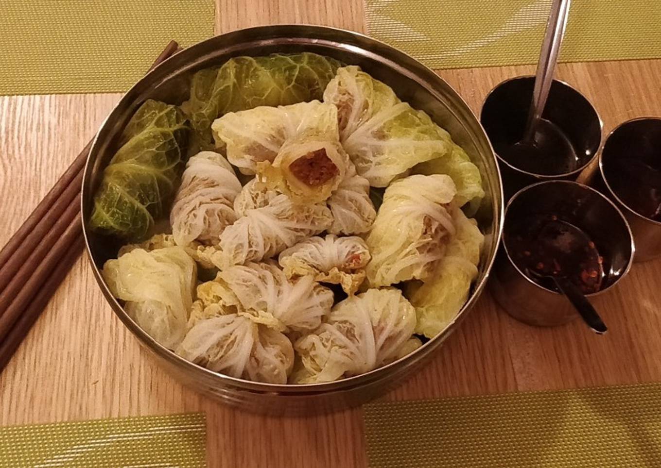 Home recipe cabbage wraps