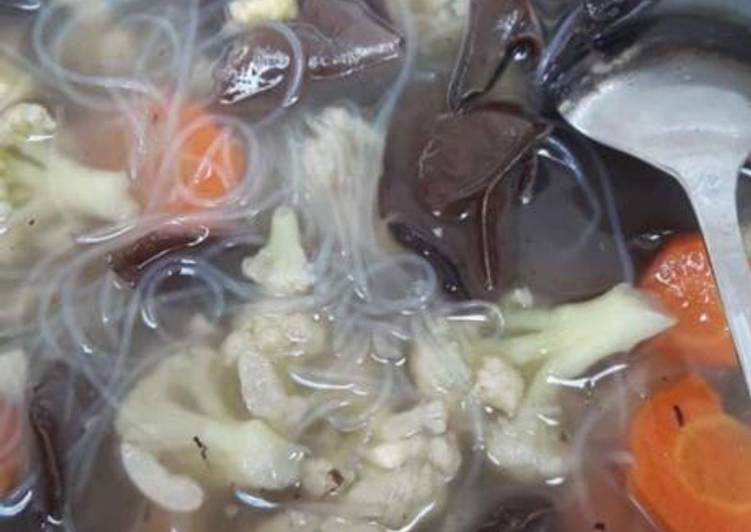 Resep Sup jamur kuping Anti Gagal
