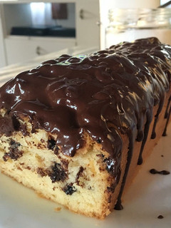Una foto de Budín de vainilla con chips de chocolate