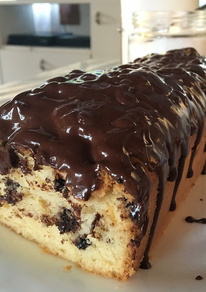 Una foto de Budín de vainilla con chips de chocolate
