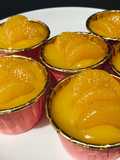 Orange Chiffon Cupcake #3pcs