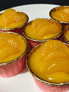 รูปของ Orange Chiffon Cupcake #3pcs