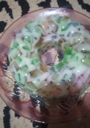 Foto resep Puding mozaik nutrijel