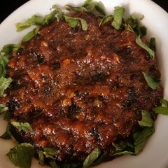 A picture of Onion and red chilli chutney.