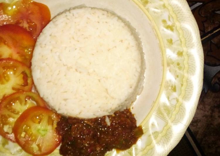 Simple Way to Prepare Perfect Rice and Stew