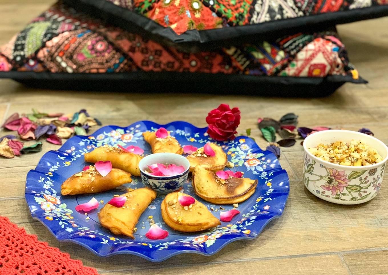 Atayef/ Katayef <br />Arabic sweet pancakes