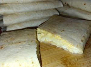 Zdjęcie przepisu Super serowa tortilla.