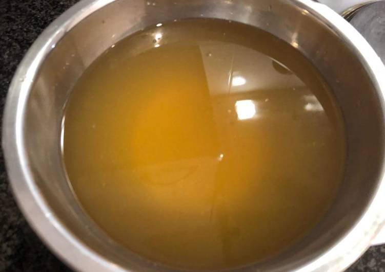 Steps to Prepare Quick Vegetable soup stock