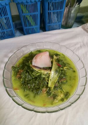Foto resep Gulai daun ubi tumbuk 2