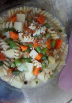 Foto resep SOP makaroni
