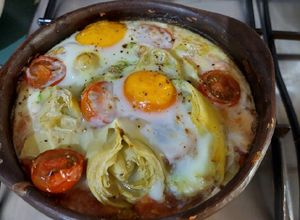Una foto de Alcachofas al plato