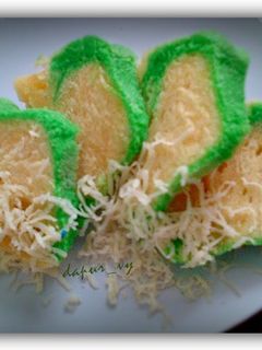 Foto resep Brownies Kukus Keju Pandan