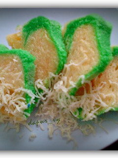 Foto resep Brownies Kukus Keju Pandan