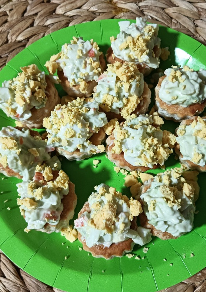 Una foto de Volovanes rellenos