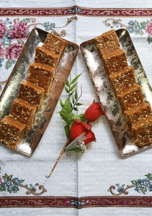 A picture of Besan Rava Burfi. (Diwali Special).