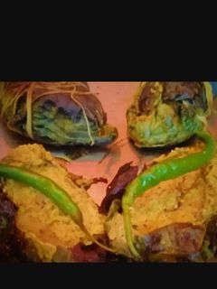 লাউ পাতায় মোড়া ইলিশ মাছের পাতুরি (Lau patay mora ilish macher paturi recipe in Bengali) রেসিপির প্রধান ছবি