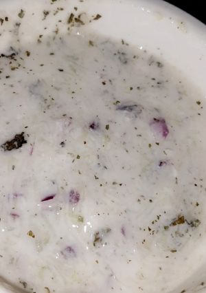 A picture of Cucumber Raita.