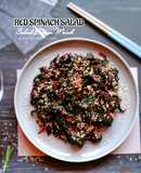 Red Spinach Salad | Salad Bayam Merah |
