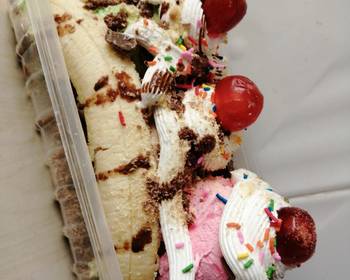 The New Way Making Recipe Banana split sundae Delicious Perfect