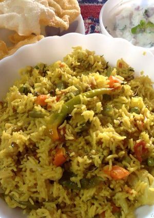 A picture of Mix vegetable and sprouts Tahiri.