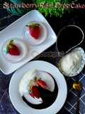 Strawberry Rain Drop Cake "water cake"