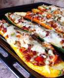 Bí Ngòi Nướng Phô Mai Kiểu Mễ - Mexican Cheesy Zucchini Boats 🇲🇽