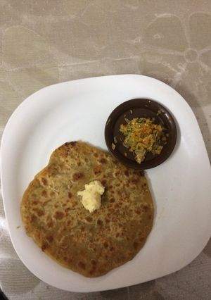 A picture of Cheese veggies Paratha.