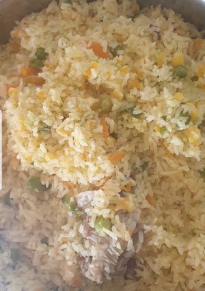 A picture of Veggies rice#author marathon.