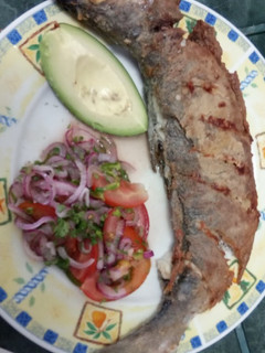 Una foto de Pescado frito