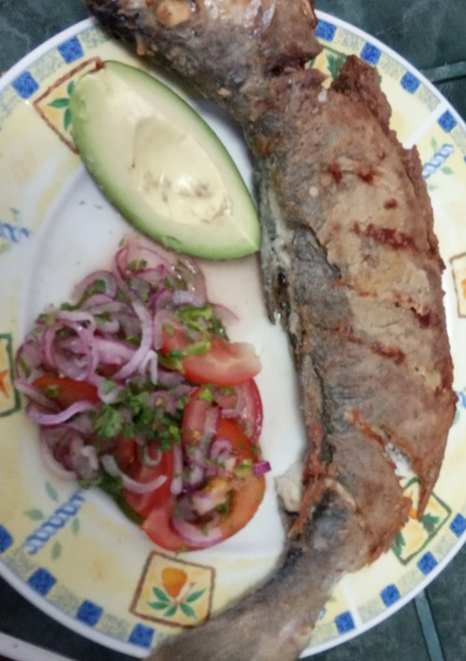 Una foto de Pescado frito