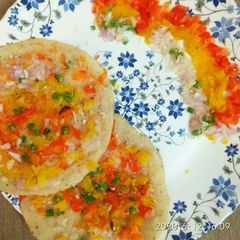 A picture of Rawa uttapam.