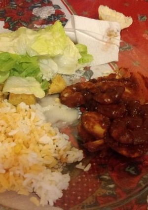 A picture of Camarones a la Diabla.
