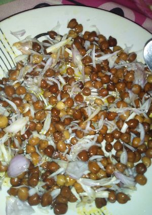 সিদ্ধ ছোলা মাখা রেসিপির প্রধান ছবি