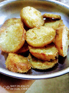 A picture of Crispy Sweet Potato Snack.