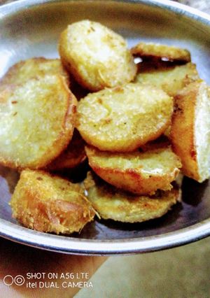 A picture of Crispy Sweet Potato Snack.