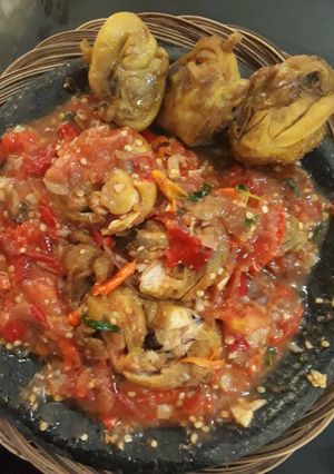 Foto resep Ayam Kuning Sambal Penyet