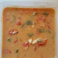 A picture of Chicken Fajita soup.