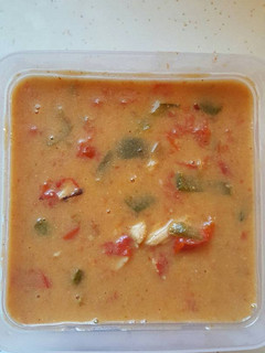 A picture of Chicken Fajita soup.