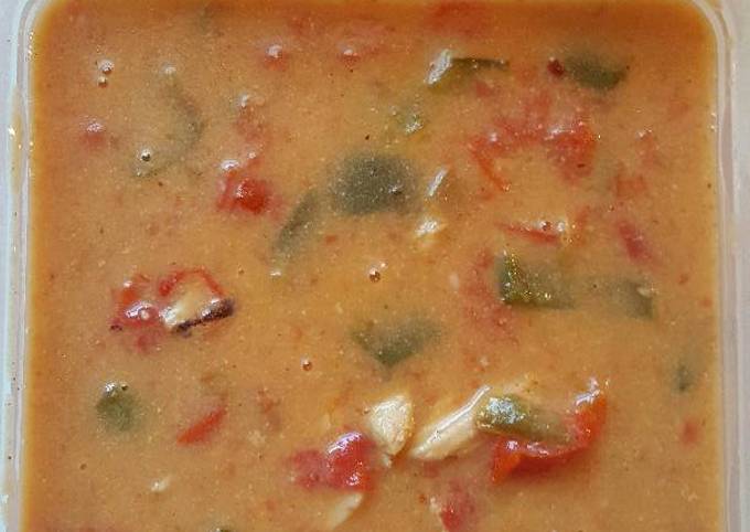 Step-by-Step Guide to Prepare Fancy Chicken Fajita soup for Healthy Recipe