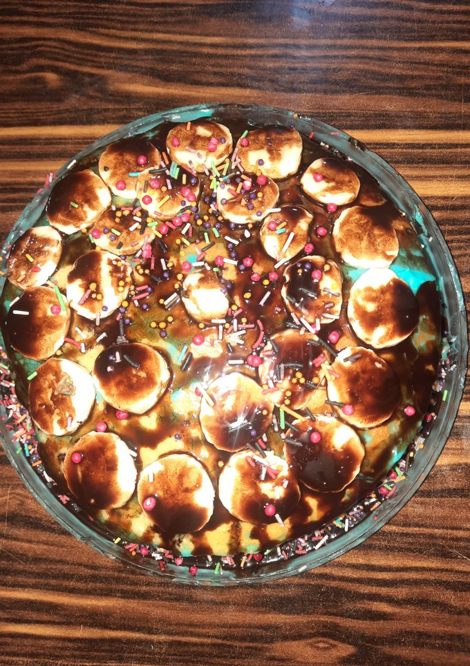 عکسی از دستور کیک مغز دار