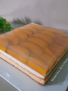 Foto resep Cake puding mangga / Lapis madona mangga