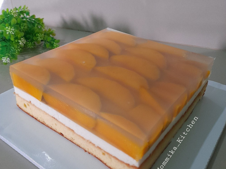 Anti Ribet, Memasak Cake puding mangga / Lapis madona mangga Bahan Sederhana