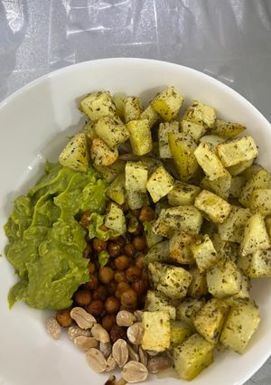 Una foto de Garbanzos con papas