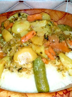 صورة لوصفة كسكس بلحم 🥩