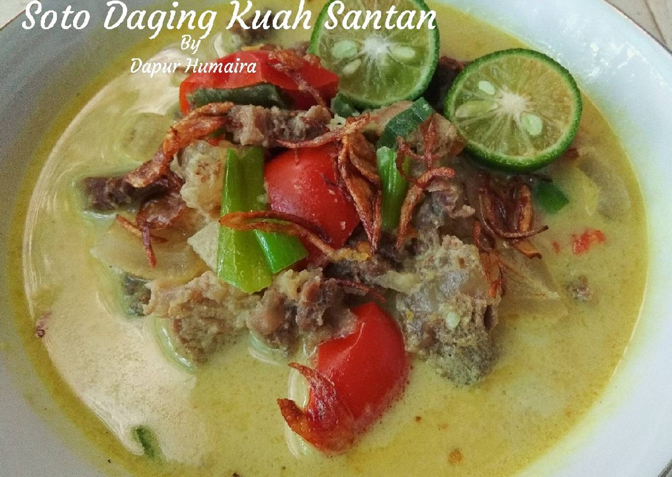 Soto Daging + Kikil (Kuah Santan)