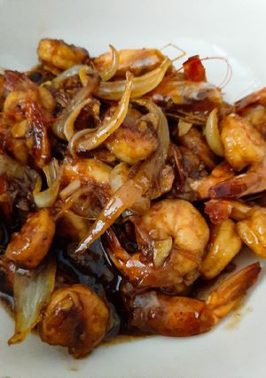 Foto resep Udang Saus Tiram