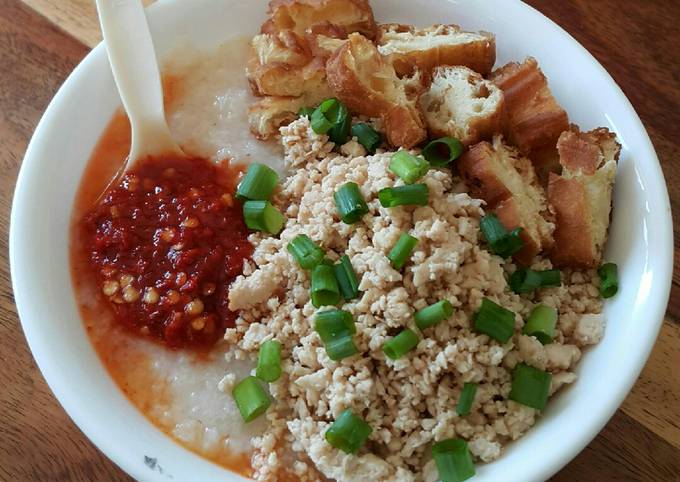 Steps to Prepare Super Quick Homemade Chicken Porridge