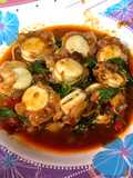 หอยเซลล์ผัดน้ำพริกเผา