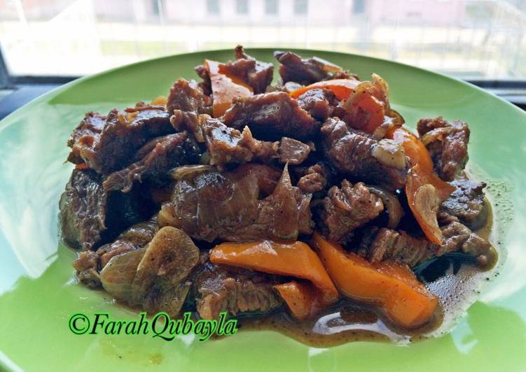 Beef Black Pepper Teriyaki super empuk
