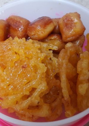 عکسی از دستور زولبیا خوشرنگ به سبک قنادی